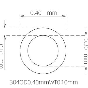0.40mm / 0.20mm Stainless Steel 304 Capillary Tube | 0.10mm Thin Wall Precision Tubing Manufacturer