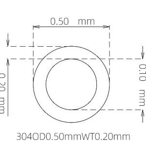 0.50mm / 0.10mm Stainless Steel 304 Capillary Tube | 0.20mm Thin Wall Precision Tubing Manufacturer